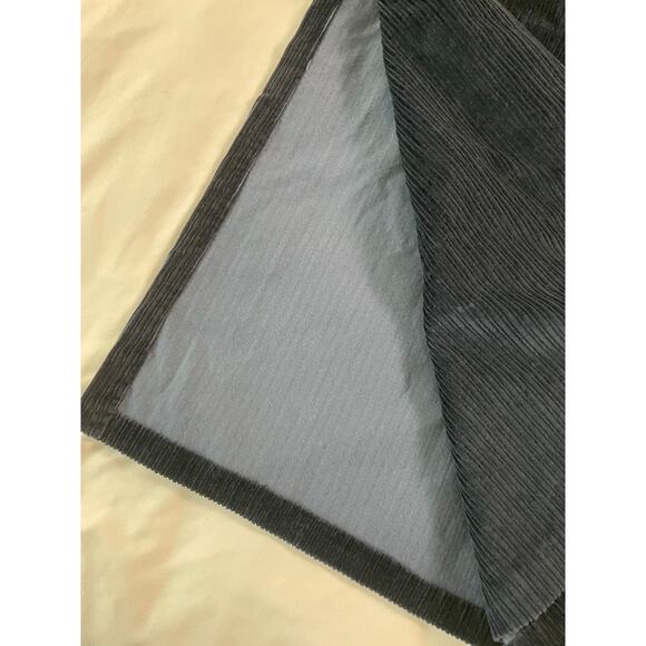 VTG. LL Bean Corduroy Wrap Navy Midi Skirt - Picture 5 of 7